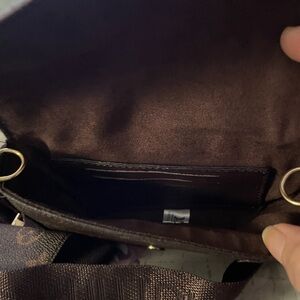 Women's 2N1 Elegant Brown Crossbody Bag,Sling Bag